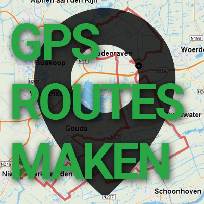 Hoe maak ik routes voor de gps